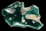 Polished Mtorolite (Chrome Chalcedony) - Zimbabwe #128367-2